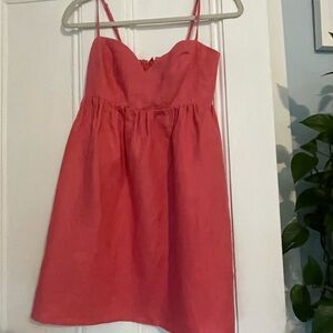 Pink Linen Dress by Reformation